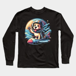 Rocket Dog: An Adventure in Interstellar Woofs Long Sleeve T-Shirt